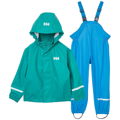 Kids Waterproof Bergen 2.0 Rain Set – Jacket & Bibs, PU| Helly Hansen 