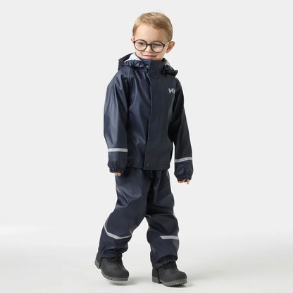 Kids Waterproof Bergen 2.0 Rain Set – Jacket & Bibs, PU| Helly Hansen 