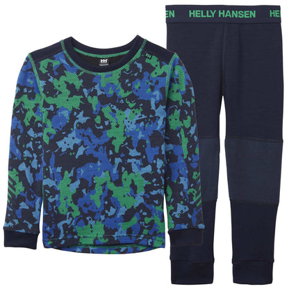 Kids Lifa Merino Wool Printed 2-Piece Base Layer Set – LIFA Merino| Helly Hansen 
