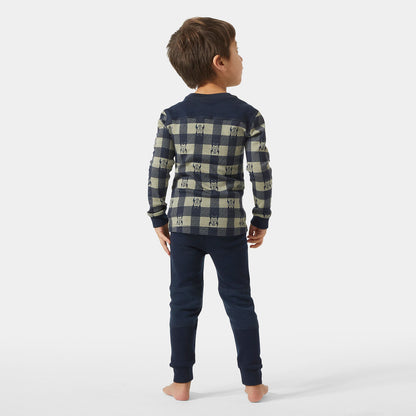 Kids Lifa Merino Wool Printed 2-Piece Base Layer Set – LIFA Merino| Helly Hansen 