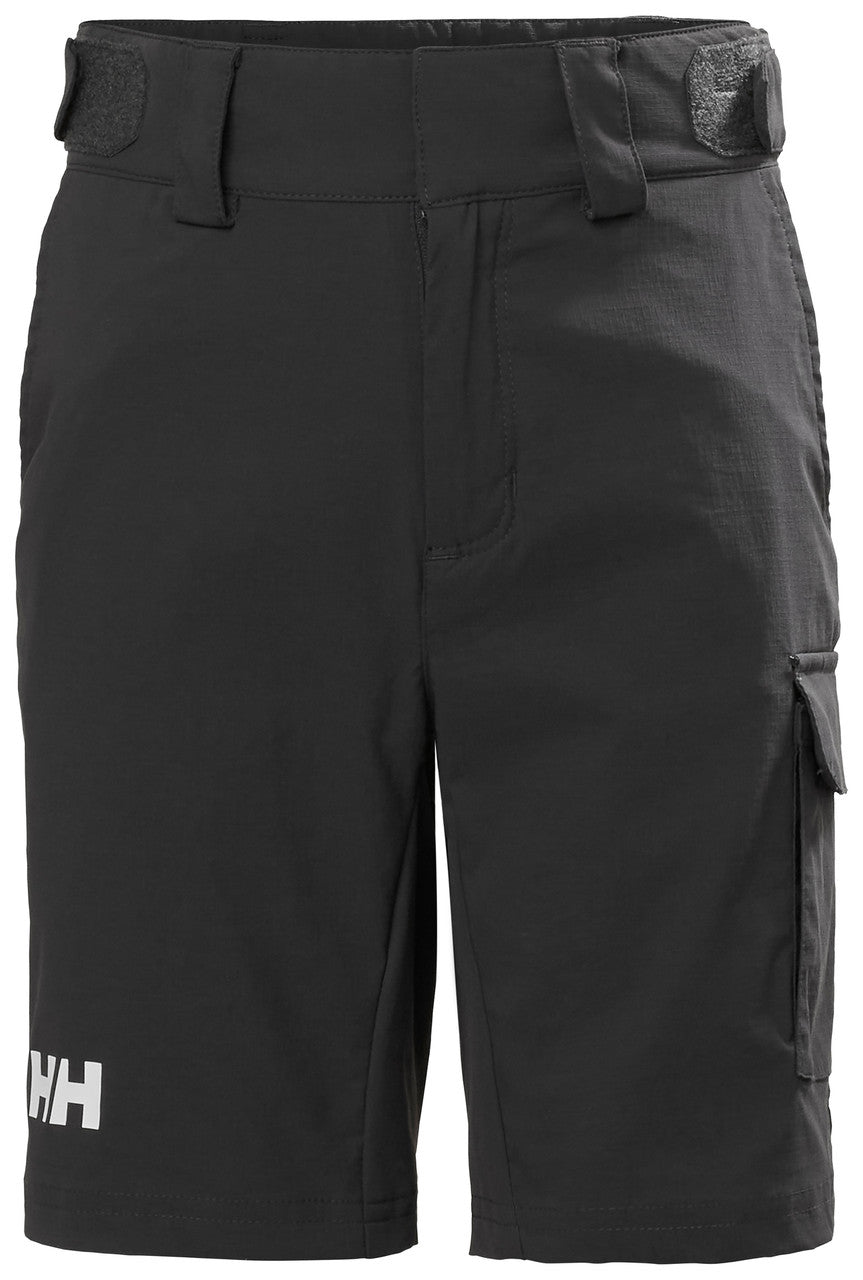 Youth Quick-Dry Cargo Shorts – UPF 50+ | Helly Hansen #color_ebony
