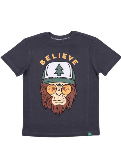 Youth Graphic T-Shirt - Clyde the Sasquatch Print | Keep Nature Wild
