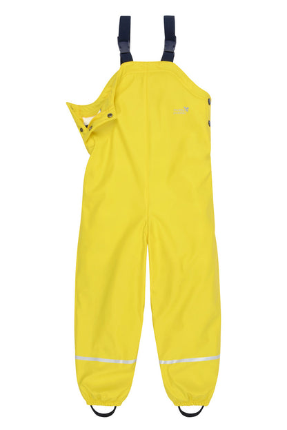Kids Fleece Lined Puddleflex Rain Bibs - Waterproof, Warm, PU | Muddy Puddles 