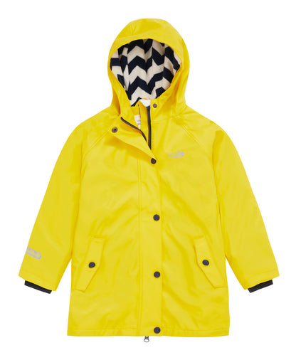 Kids Fleece Lined Puddleflex Rain Jacket - Waterproof, Warm, PU | Muddy Puddles 