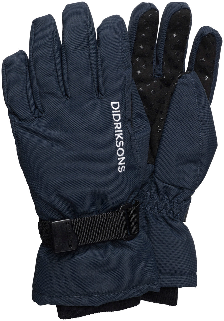 Kids Biggles Classic Cuff Winter Gloves – Insulated, Waterproof | Didriksons #color_navy