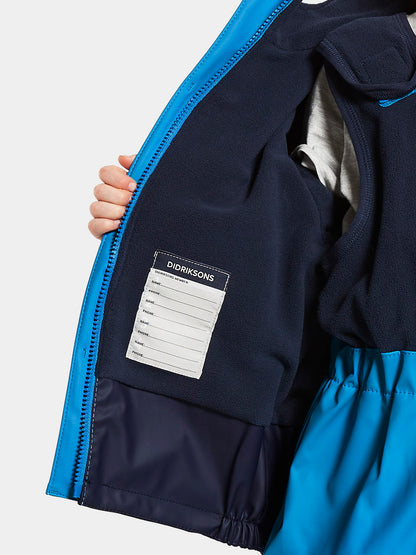 Kids Boardman Fleece Lined Rain Set – Waterproof, Fleece Lined, PU | Didriksons 