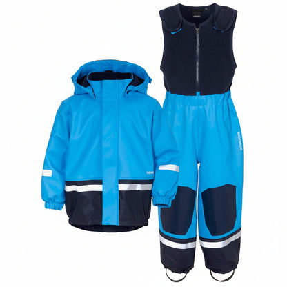 Kids Boardman Fleece Lined Rain Set – Waterproof, Fleece Lined, PU | Didriksons 