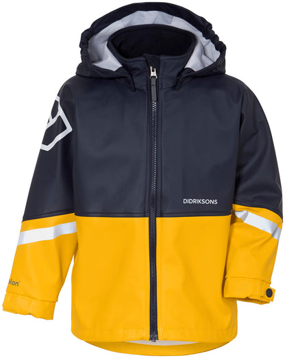 Kids Waterman's Rain Set - Zippered Jacket & Adjustable Bibs – Waterproof, PU | Didriksons 