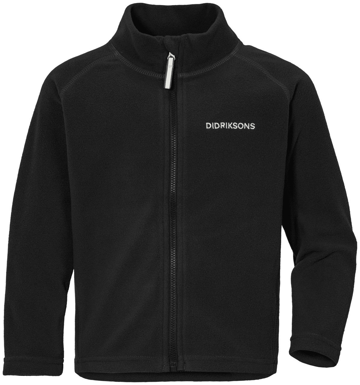 Kids Monte Full Zip Fleece Jacket – Mid Layer| Didriksons #color_black