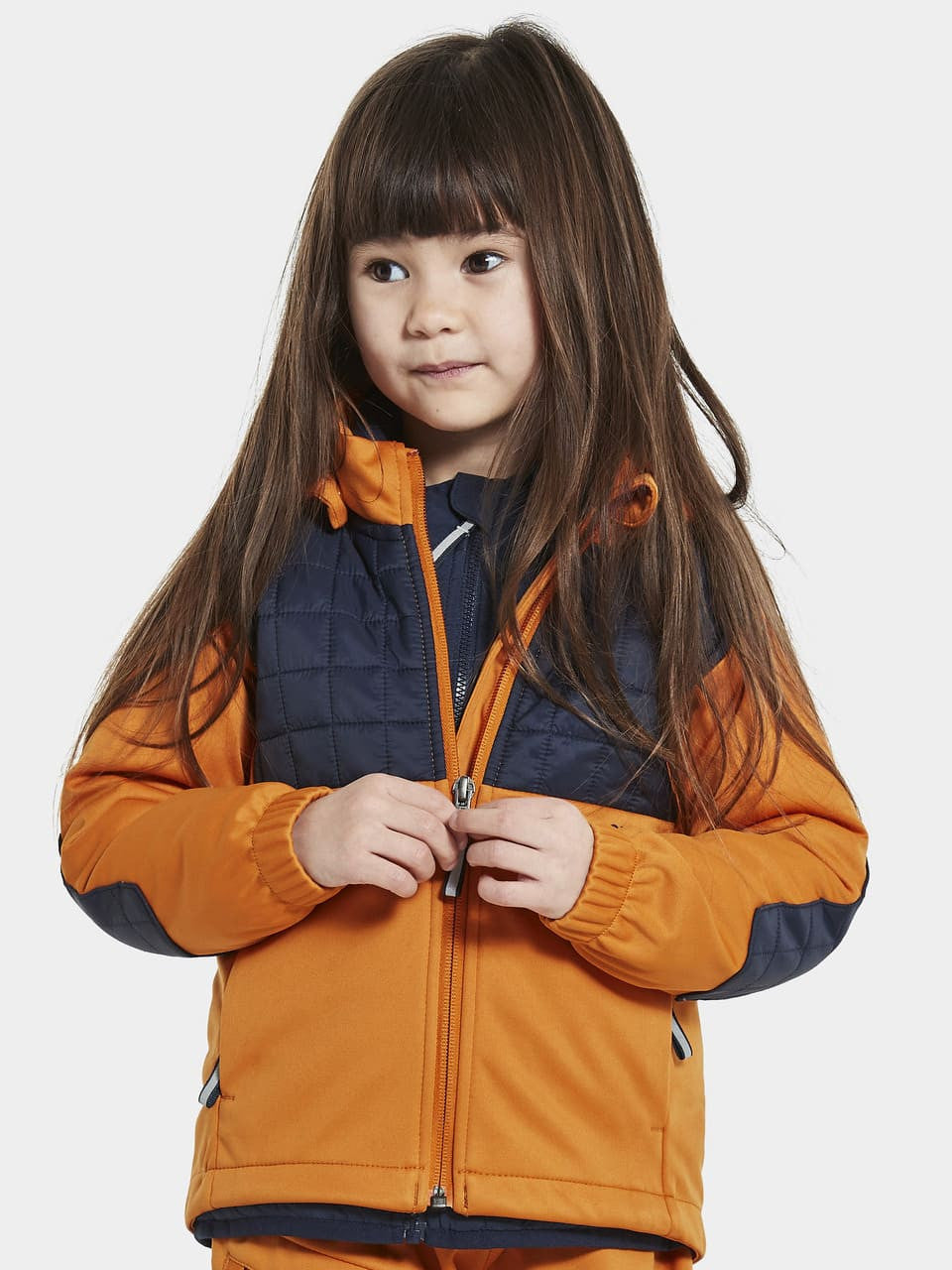 Kids Perfomance Fleece Briska Hybrid Jacket | Didriksons 