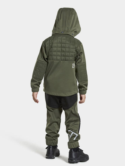 Kids Perfomance Fleece Briska Hybrid Jacket | Didriksons 