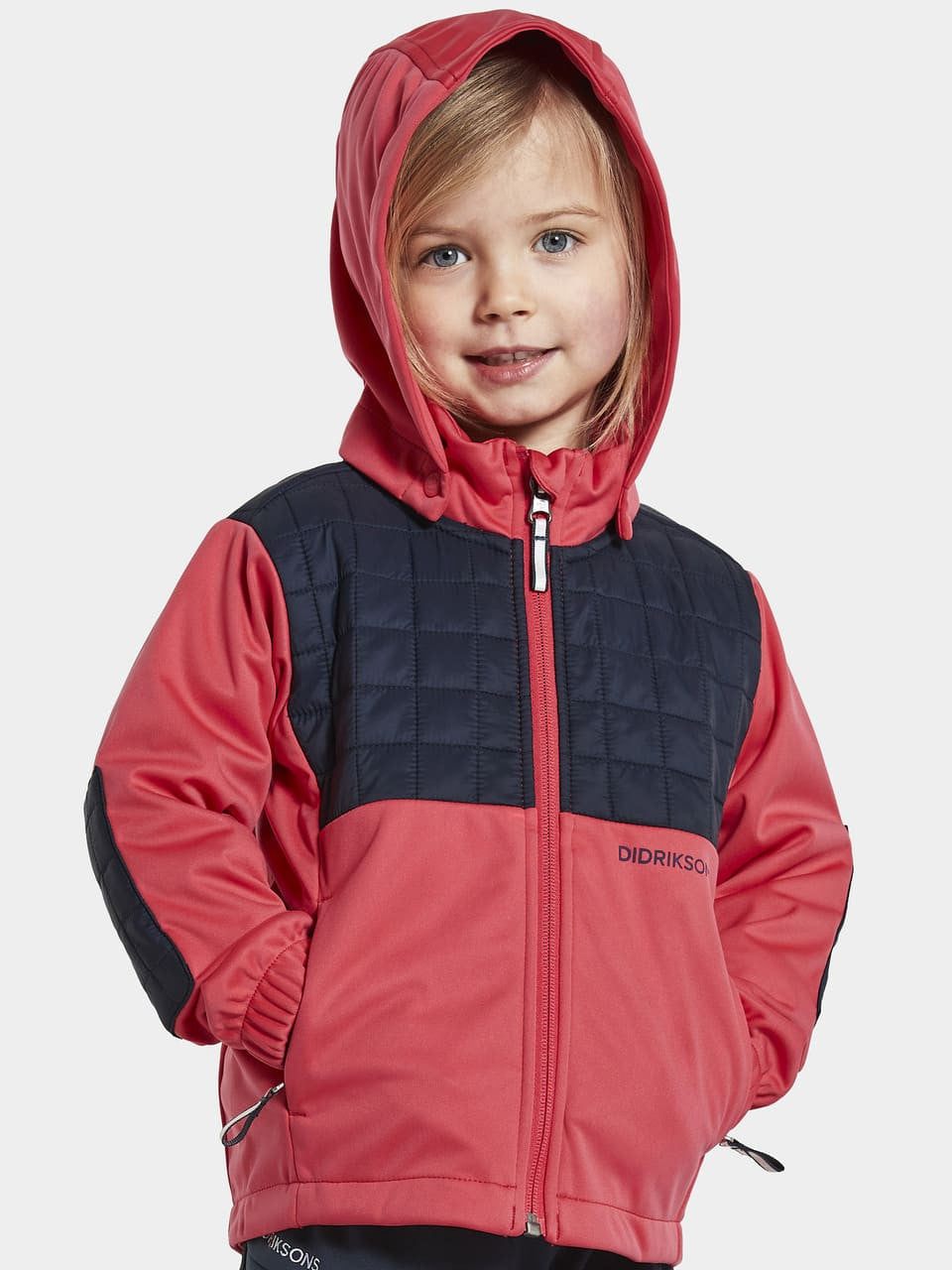 Kids Perfomance Fleece Briska Hybrid Jacket | Didriksons 