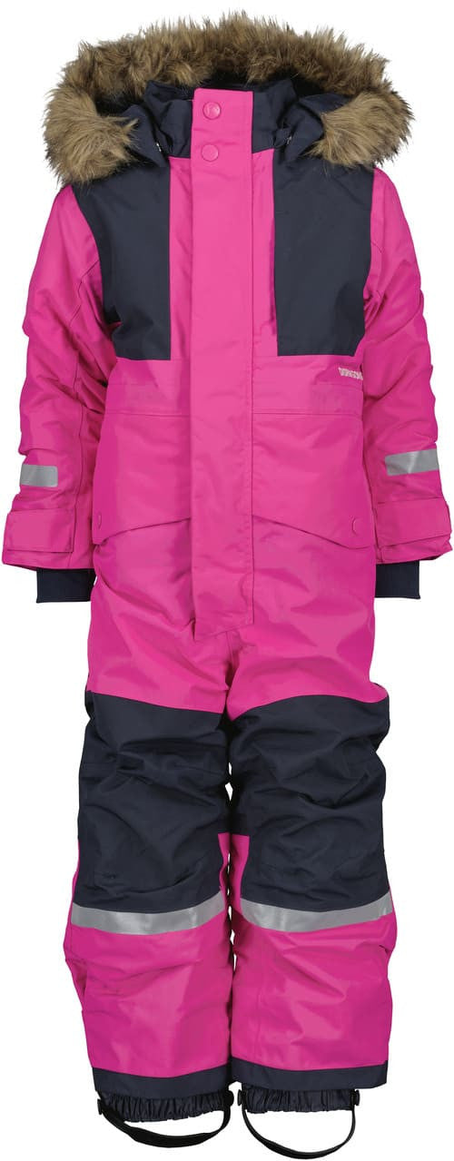 Kids Bjornen Waterproof Winter Snowsuit – Insulated | Didriksons #color_plastic-pink