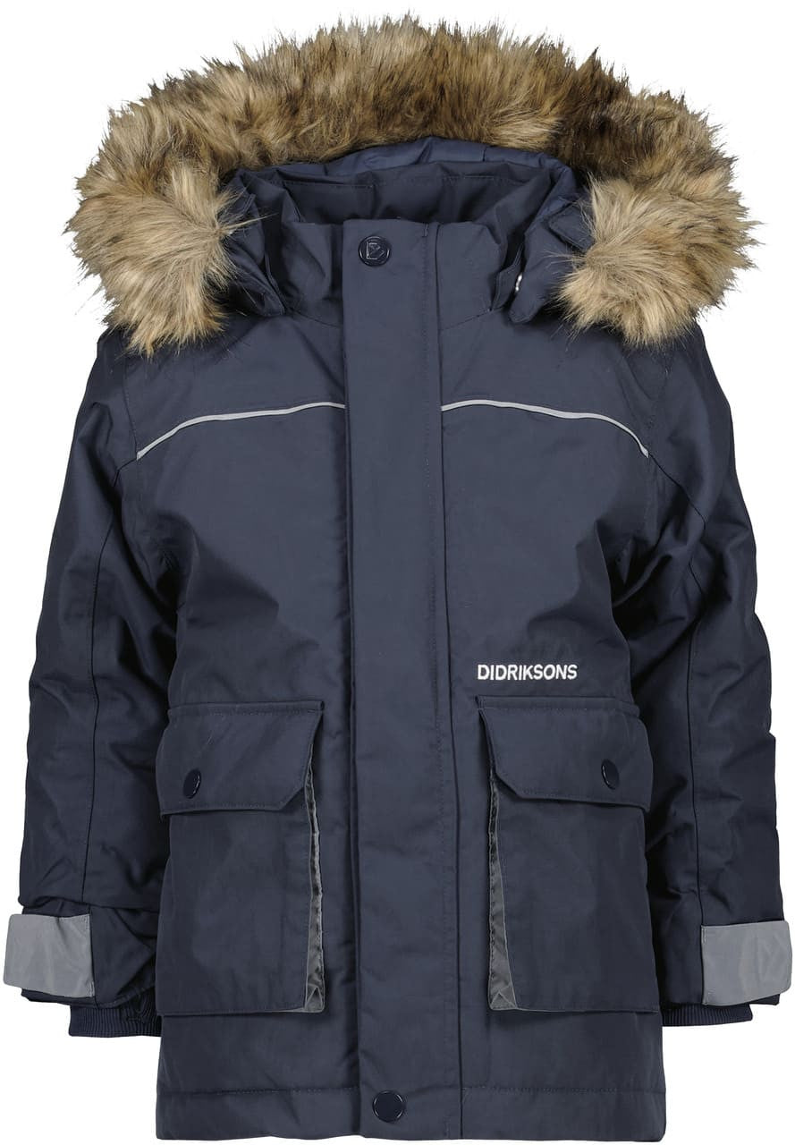 Kids Bjornen Waterproof Winter Jacket – Insulated | Didriksons #color_navy
