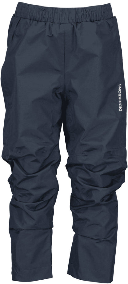 Kids Idur Breathable Pull on Rain Pants- Navy/Black – Water Resistant| Didriksons 