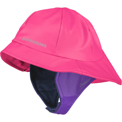 Kids Classic Fleece Lined Rain Hat – Waterproof, PU | Didriksons 