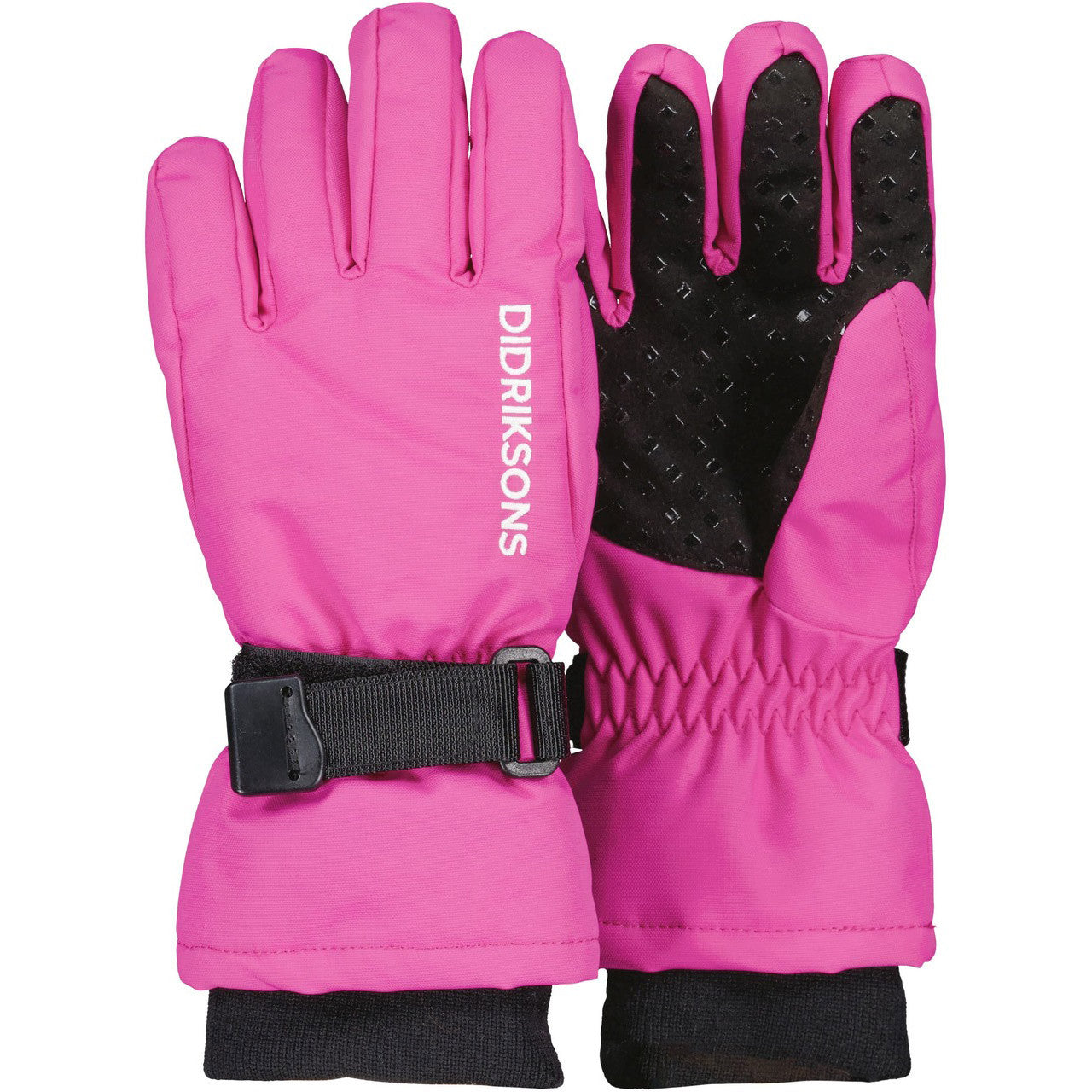 Kids Biggles Classic Cuff Winter Glove – Insulated, Waterproof | Didriksons #color_plastic-pink