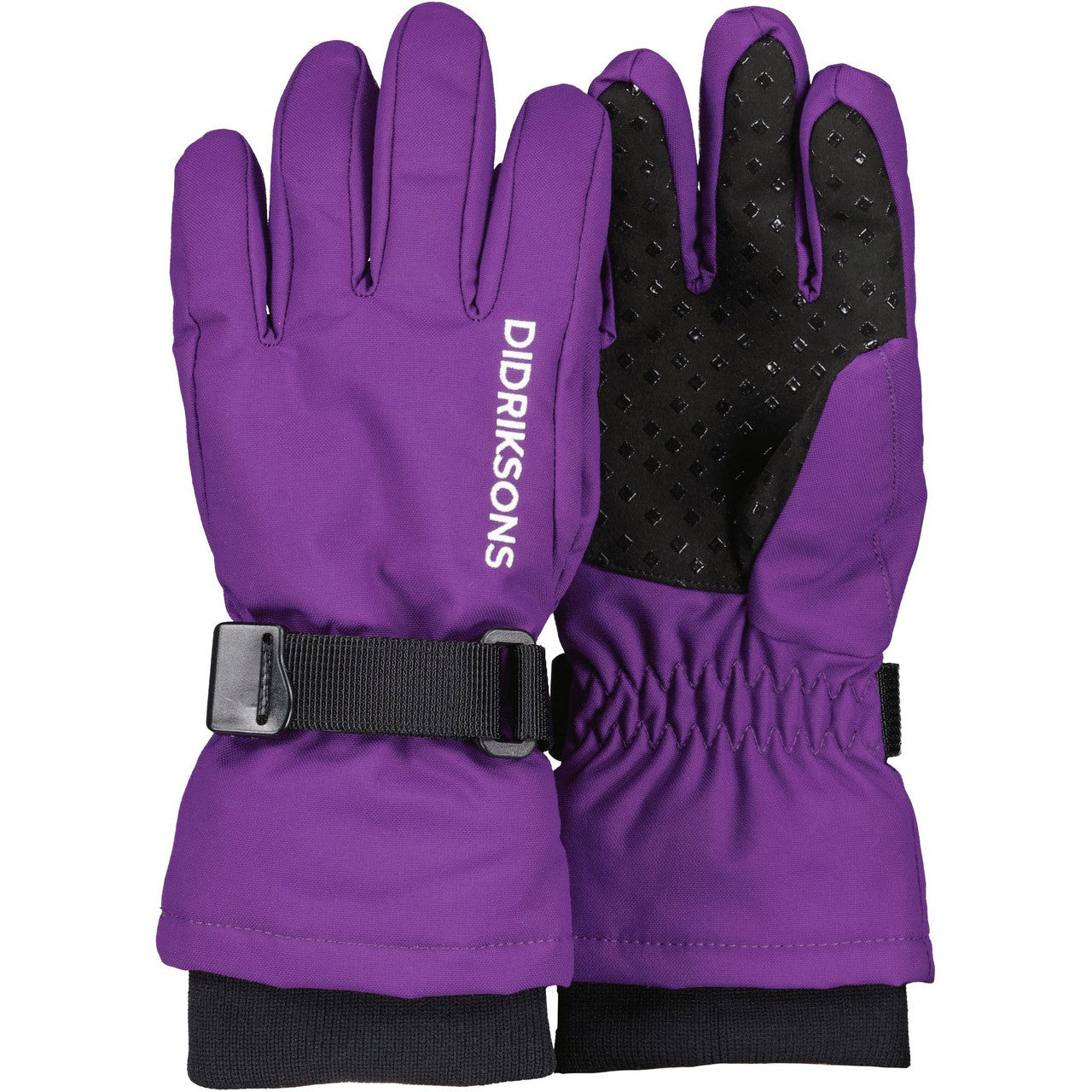 Kids Biggles Classic Cuff Winter Glove – Insulated, Waterproof | Didriksons #color_royal-purple