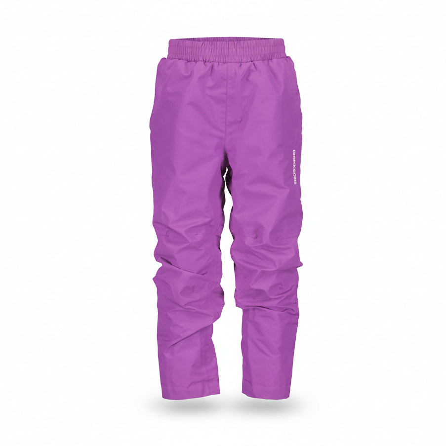 Kids Idur Breathable Pull on Rain Pants – Water Resistant| Didriksons #color_tulip-purple