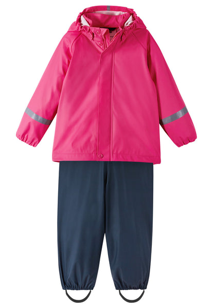 Kids Waterproof Tihku Unlined 2-Piece Rain Set - Jacket And Bib | Reima 