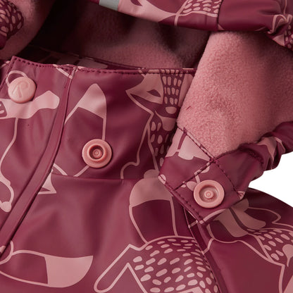 Kids Fleece Lined Waterproof Rain Jacket | Reima 