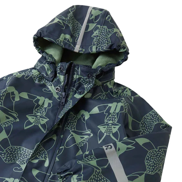 Kids Fleece Lined Waterproof Rain Jacket | Reima 