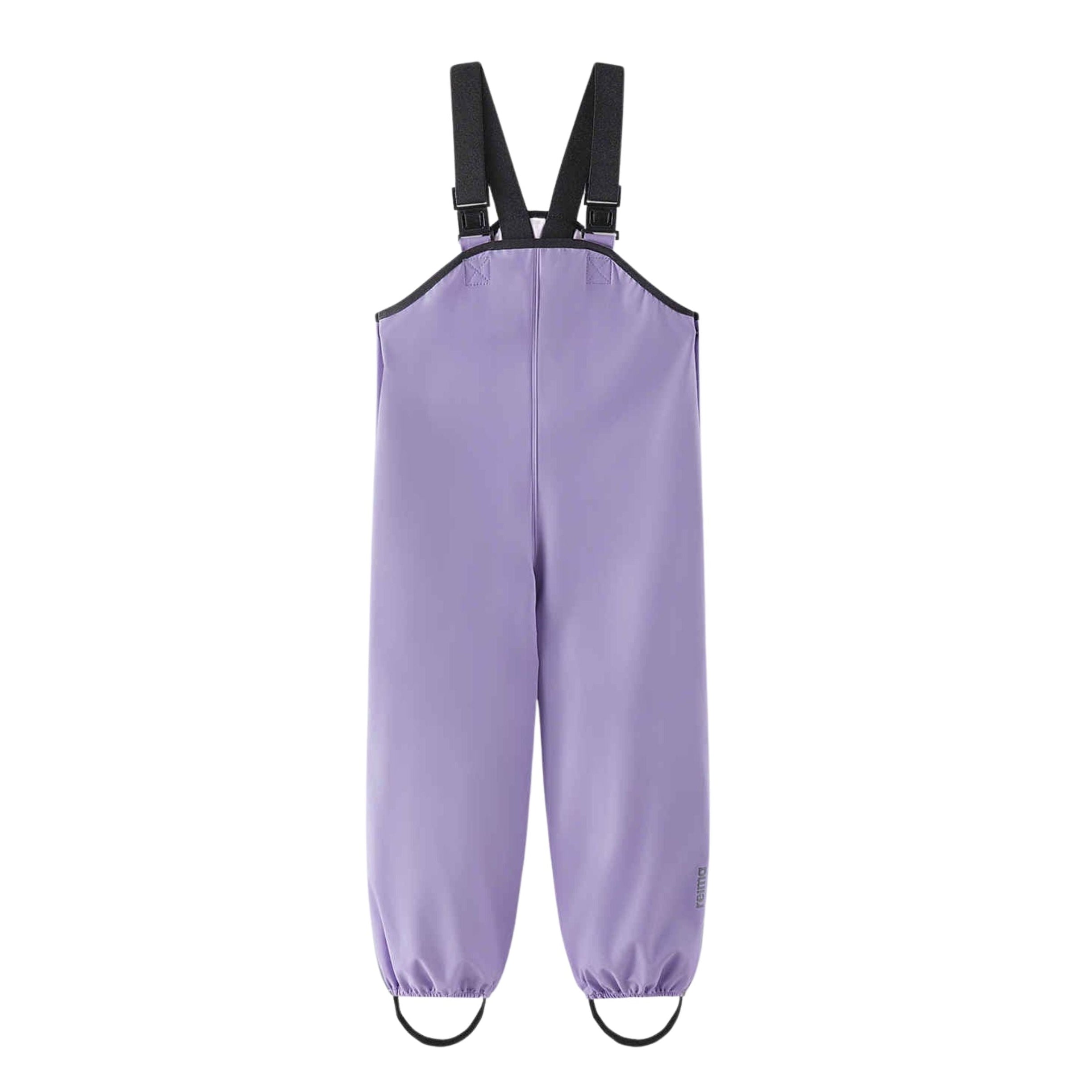 Kids Waterproof Lammikko Rain Bibs - Unlined | Reima #color_blooming-lilac