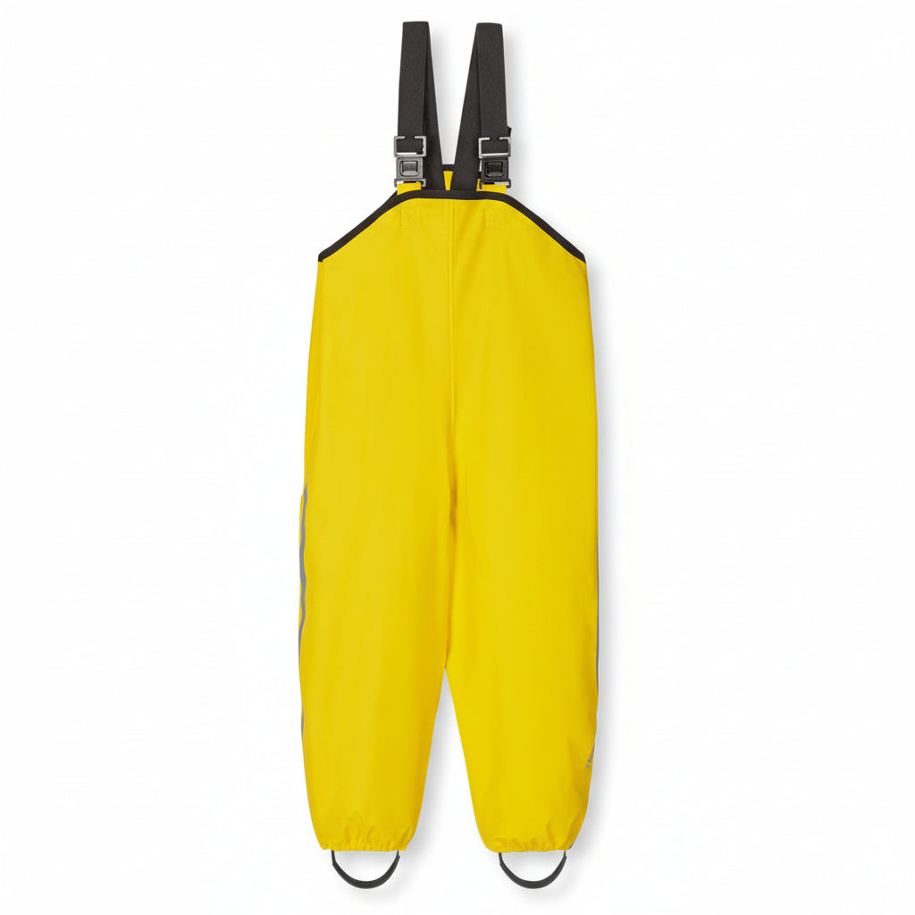 Kids Waterproof Lammikko Rain Bibs - Unlined | Reima #color_yellow