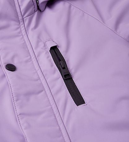 Kids Waterproof Kaunisto Snowsuit - Reinforced Knees | Reima #color_lilac-amethyst