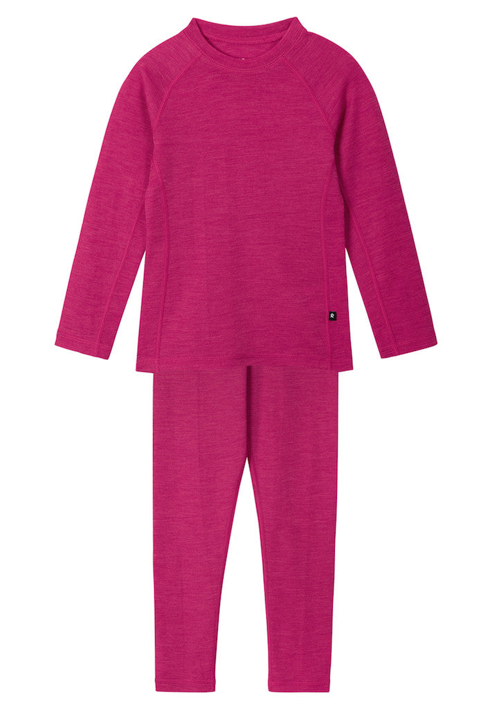 Kids Wool Blend Kinsei Base Layer Set - Moisture Wick | Reima 