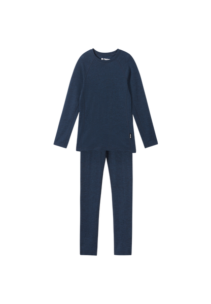 Kids Wool Blend Kinsei Base Layer Set - Moisture Wick | Reima 