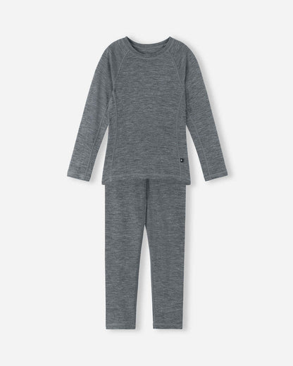 Kids Wool Blend Kinsei Base Layer Set - Moisture Wick | Reima 