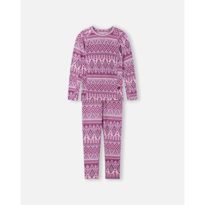 Kids Merino Wool Bamboo Taitoa Base Layer Set - High Wicking | Reima 