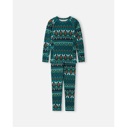 Kids Merino Wool Bamboo Taitoa Base Layer Set - High Wicking | Reima 