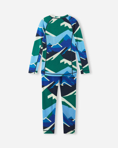 Kids Merino Wool Bamboo Taitoa Base Layer Set - High Wicking | Reima 