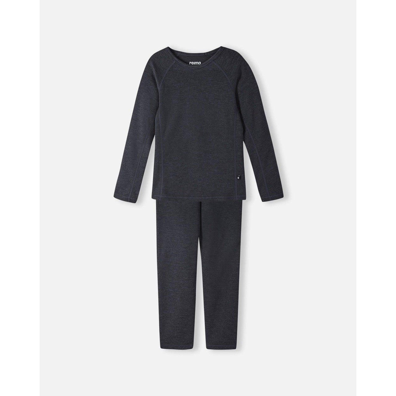 Kids Thermolite Lani Base Layer Set - High Wick | Reima #color_black-melange