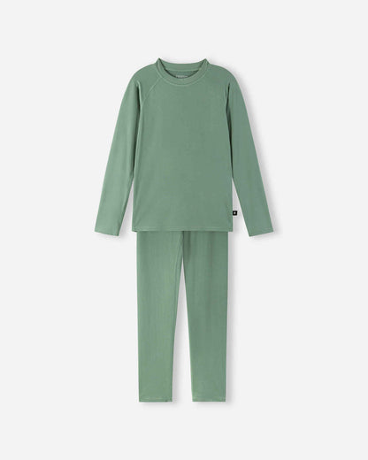 Kids Lightweight Sportti Base Layer Set - Top and Bottom | Reima 