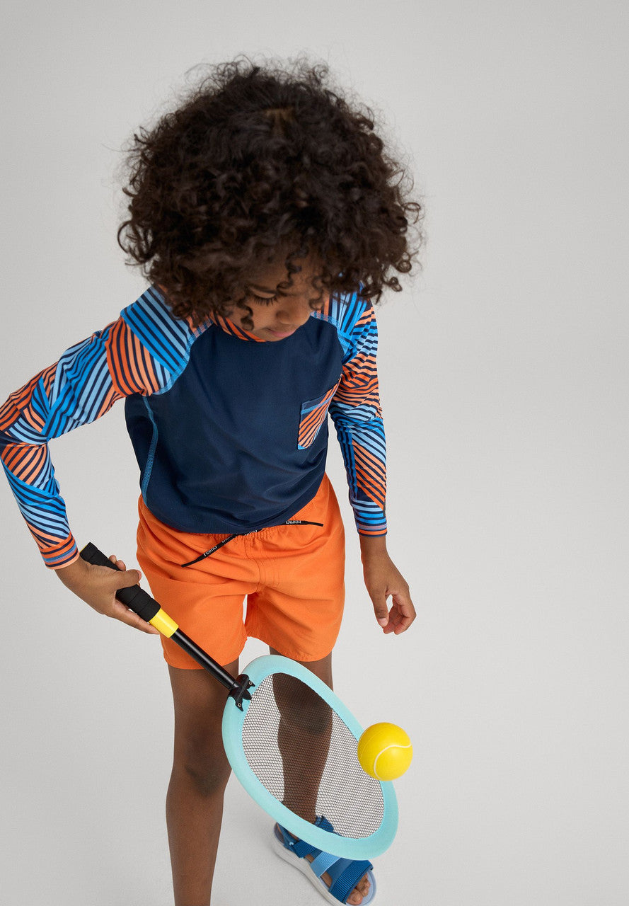 Kids SunProof Kroolaus Long Sleeve Rash Guard Shirt - UV 50+ | Reima 