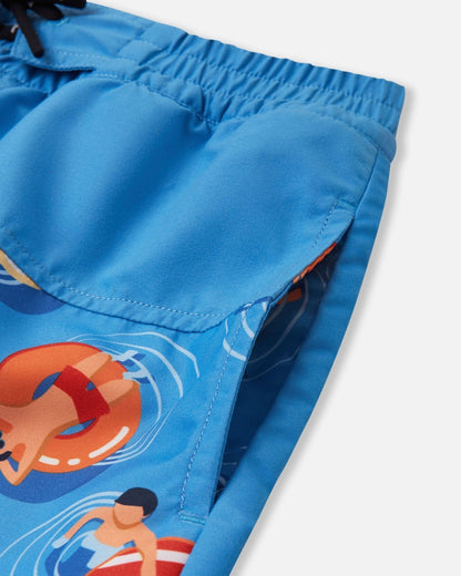 Kids SunProof Papaija Knee Length Swimming Trunks - UV 50+ | Reima 