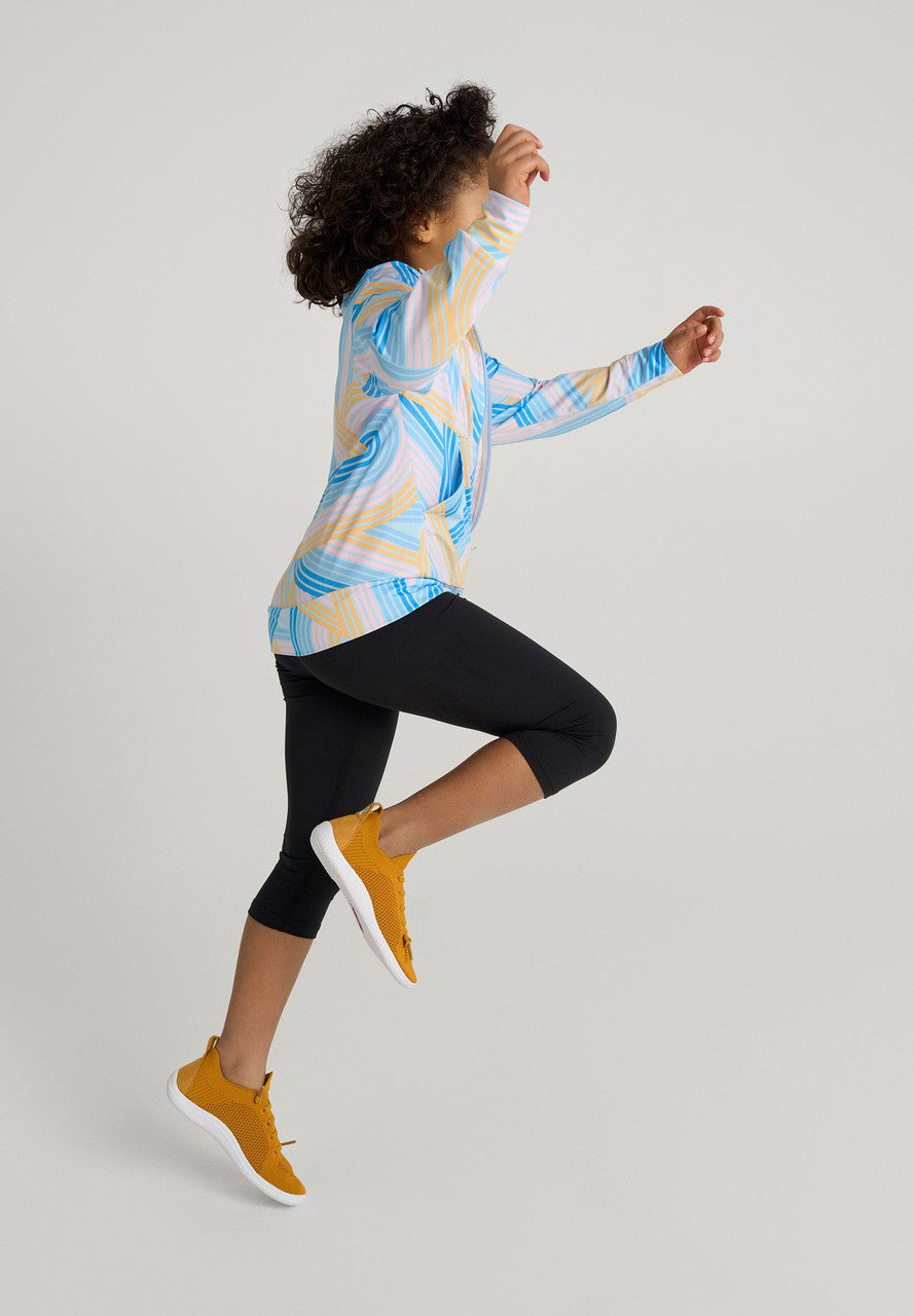 Kids SunProof Jumppa Mid Length Athletic Legging - Cooling Material | Reima 