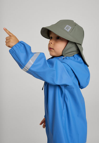 Kids Waterproof Rainy Rain Hat - Unlined, PU | Reima 