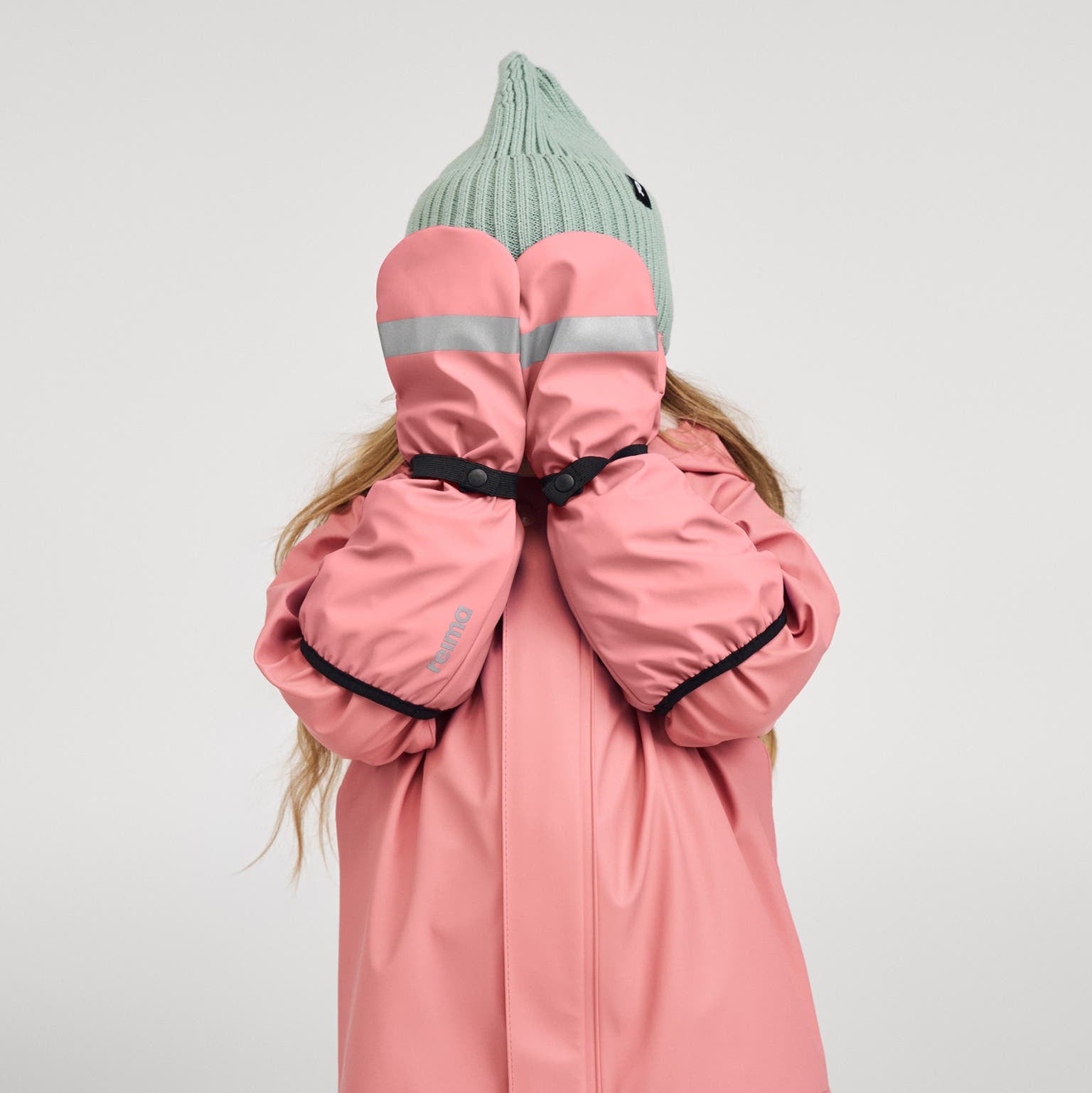 Kids Waterproof Puro Super Long Cuff Rain Mittens - Lightly Lined| Reima 