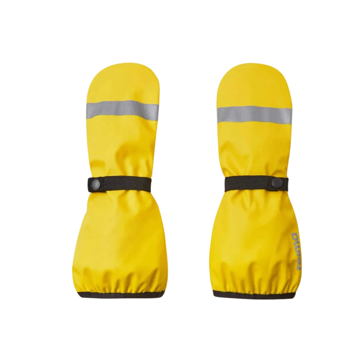 Kids Waterproof Puro Super Long Cuff Rain Mittens - Lightly Lined| Reima #color_yellow