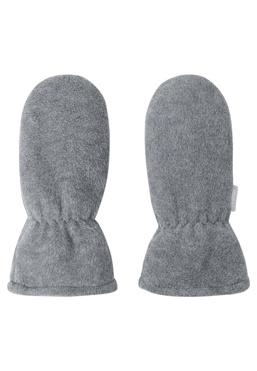 Kids Polar Fleece Tumpus Polar Mitten - Lined | Reima #color_melange-grey