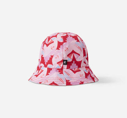 Kids SunProof Printed Viiri Wide Brim Sunhat - Reversible | Reima 