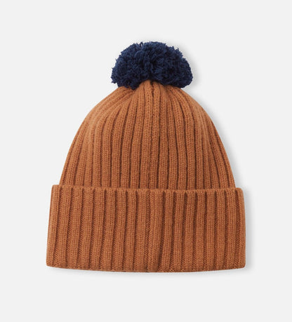 Kids Merino Wool Topsu Winter Hat - Pom Top | Reima 