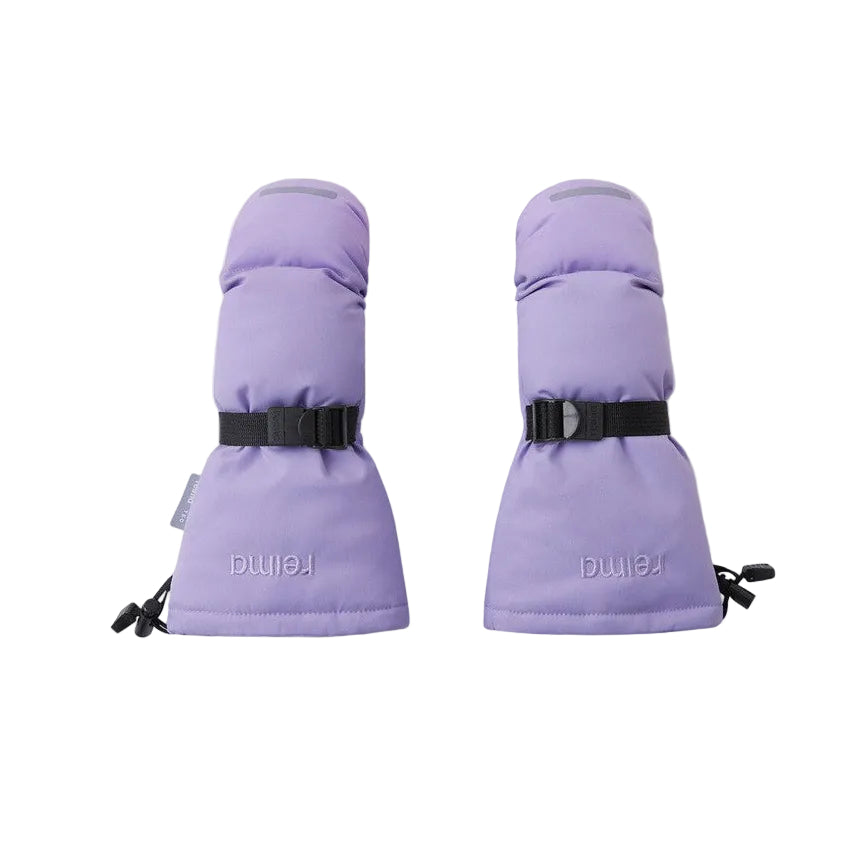 Kids Waterproof Vanukko Woven Mittens - Very Warm | Reima #color_lilac-amethyst