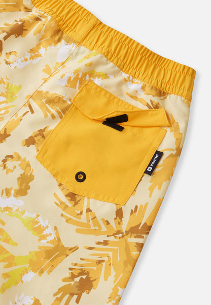 Kids SunProof Papaija Knee Length Swimming Trunks - UPF 50+ | Reima 