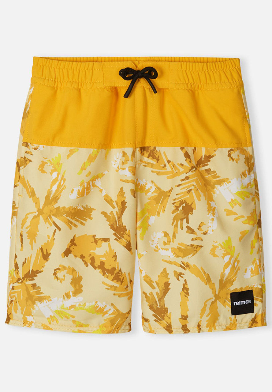 Kids SunProof Papaija Knee Length Swimming Trunks - UPF 50+ | Reima 