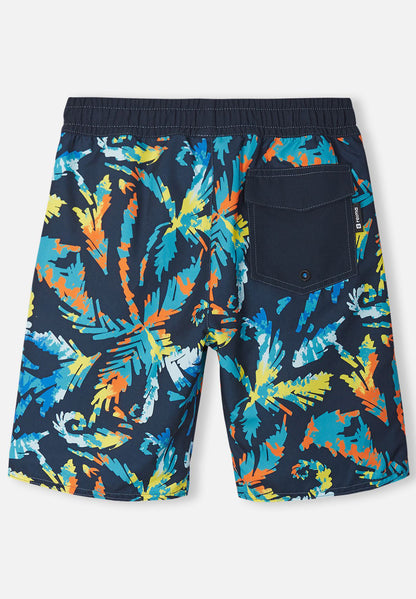 Kids SunProof Papaija Knee Length Swimming Trunks - UPF 50+ | Reima 